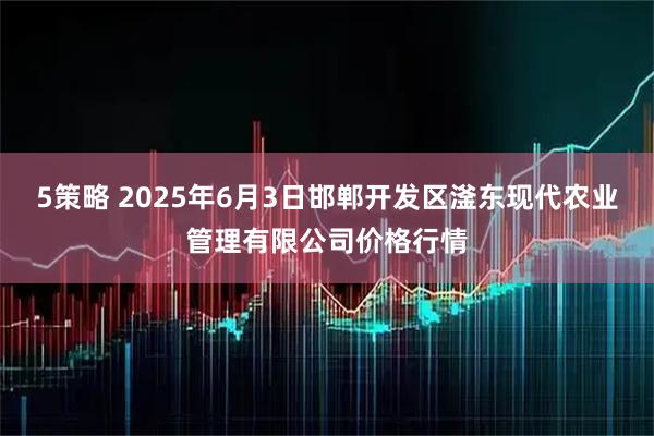 5策略 2025年6月3日邯郸开发区滏东现代农业管理有限公司价格行情