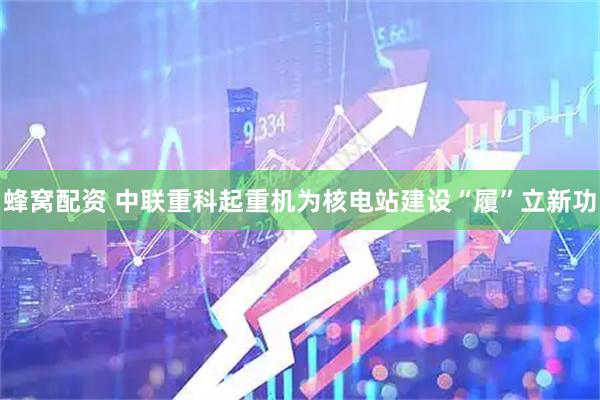 蜂窝配资 中联重科起重机为核电站建设“履”立新功