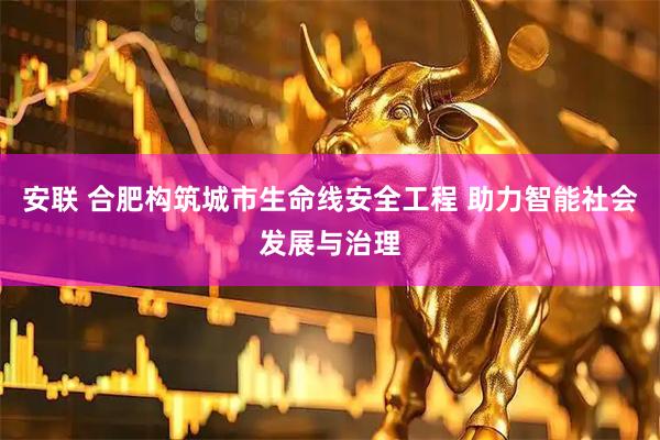 安联 合肥构筑城市生命线安全工程 助力智能社会发展与治理